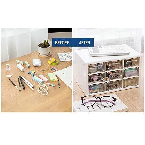 9 Drawers Multipurpose Rectangular Storage Container Box