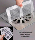 Self-Adhesive Floor Drain Stickers (Pack of 20)