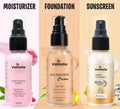Moisturizer + Foundation Cream + Sunscreen Combo (Pack of 3)