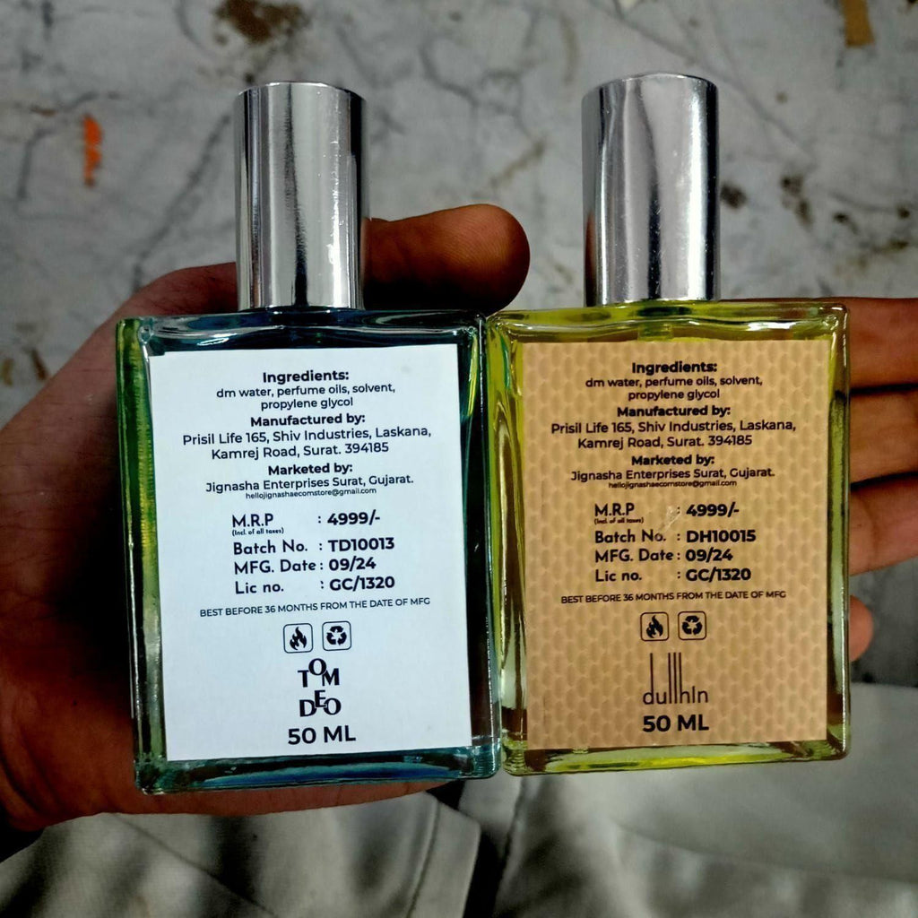 Luxury Perfume Combo – Duhlin London & Tom Deo (Pack of 2)